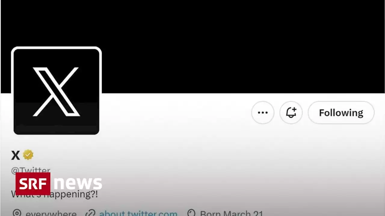 Aus Twitter soll X werden - Elon Musk bringt neues Twitter-Logo ins Spiel