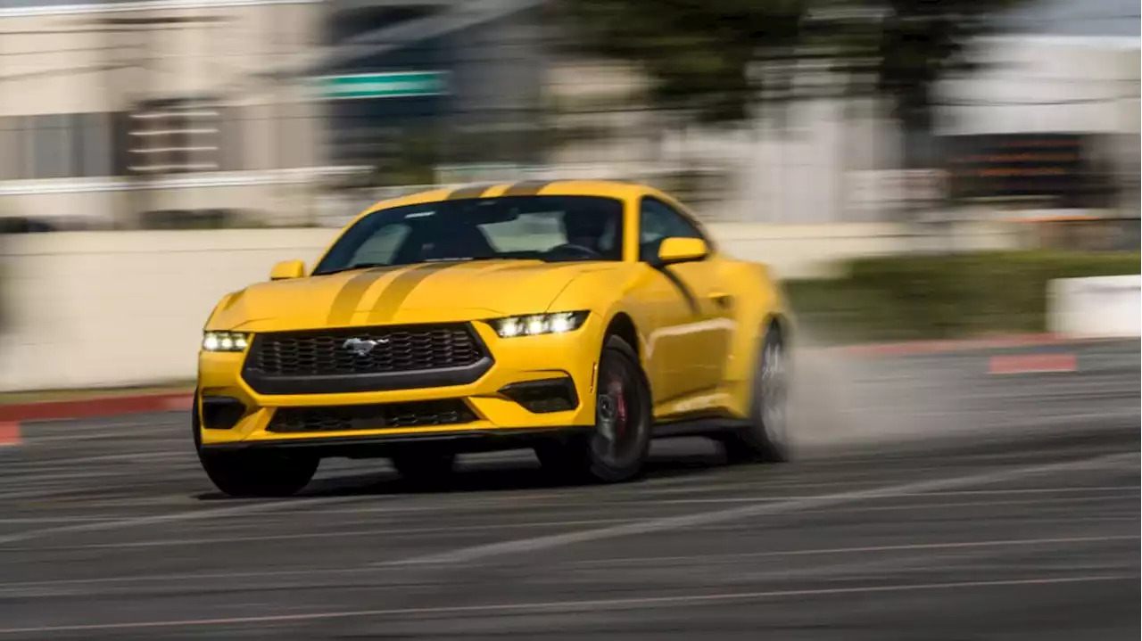 The 2024 Ford Mustang has a drift brake. It. Is. AWESOME! - Autoblog