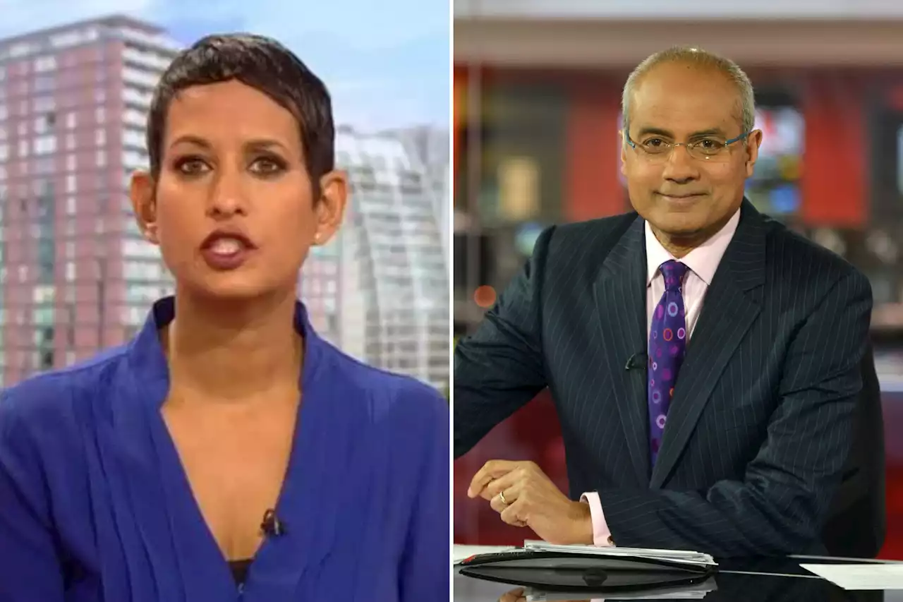 Naga Munchetty bursts into tears as she learns of George Alagiah's death on air