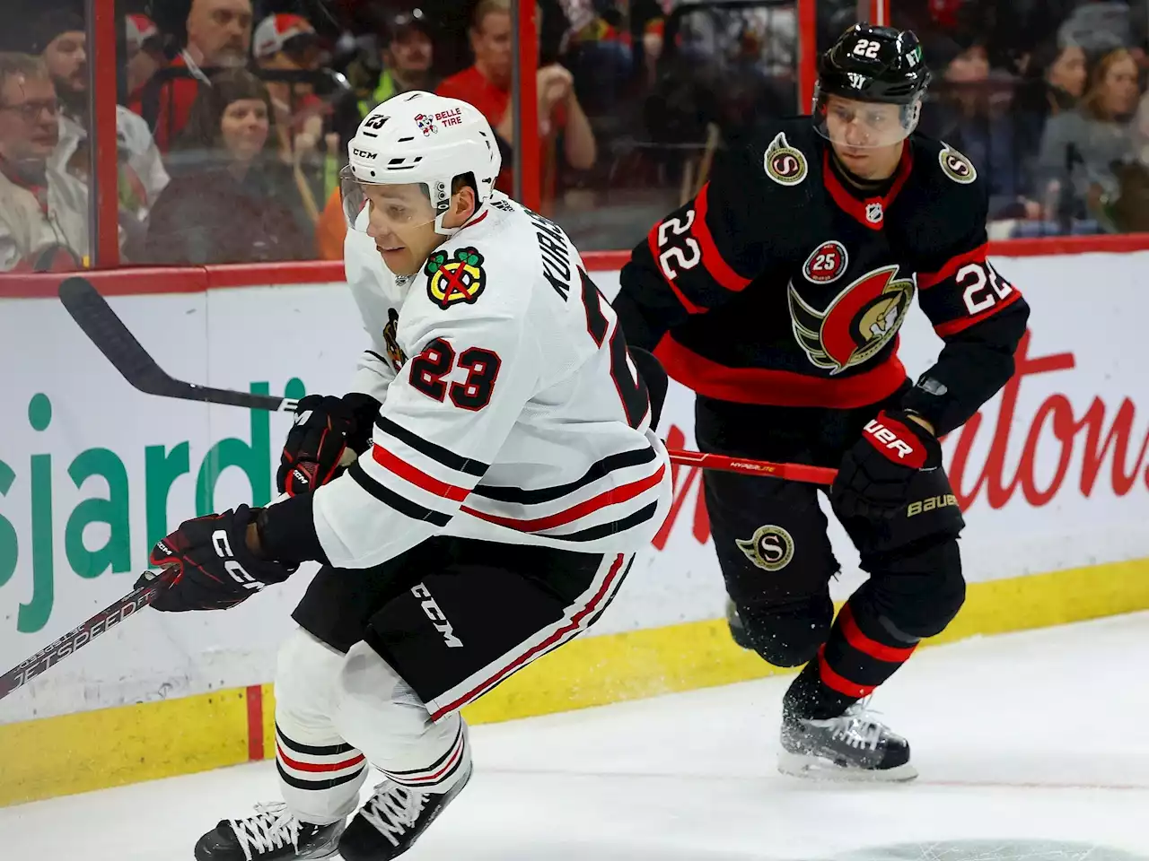 Blackhawks announce 2-year contract for Philipp Kurashev after arbitration decision