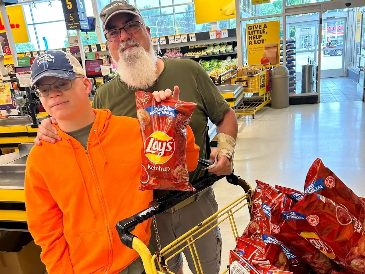 'HAVING FUN': Virginia father and son drive to Ontario for ketchup chips