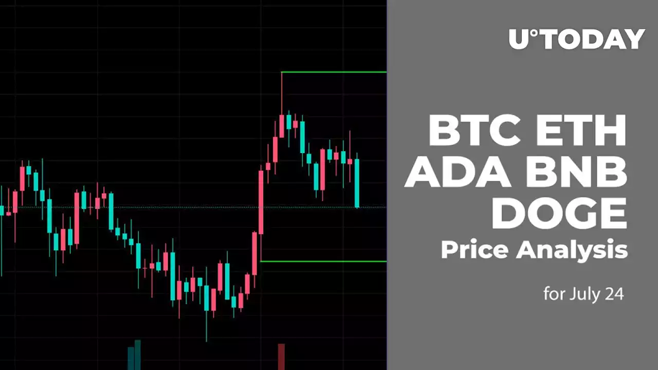 BTC, ETH, ADA, BNB and DOGE Price Analysis for July 24