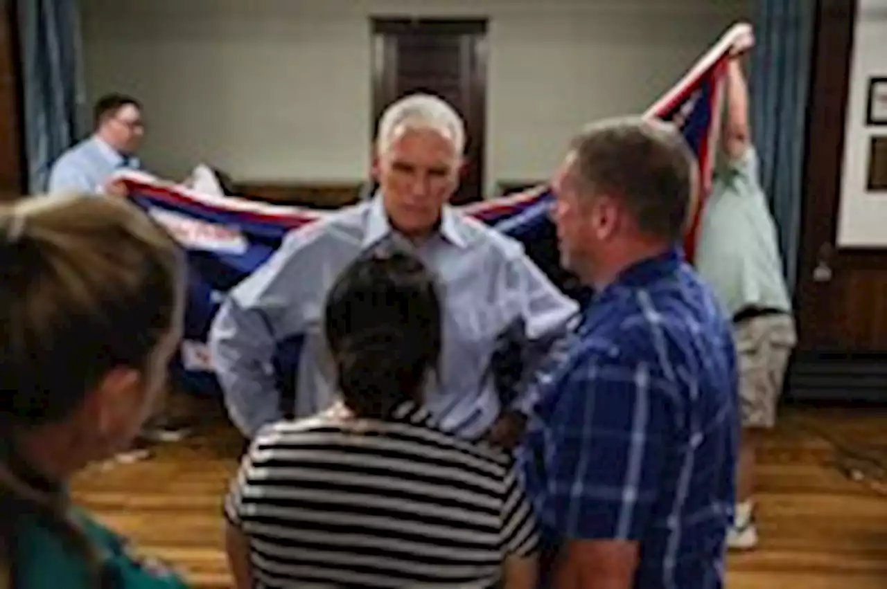 Mike Pence struggles to gain attention and traction in longshot bid