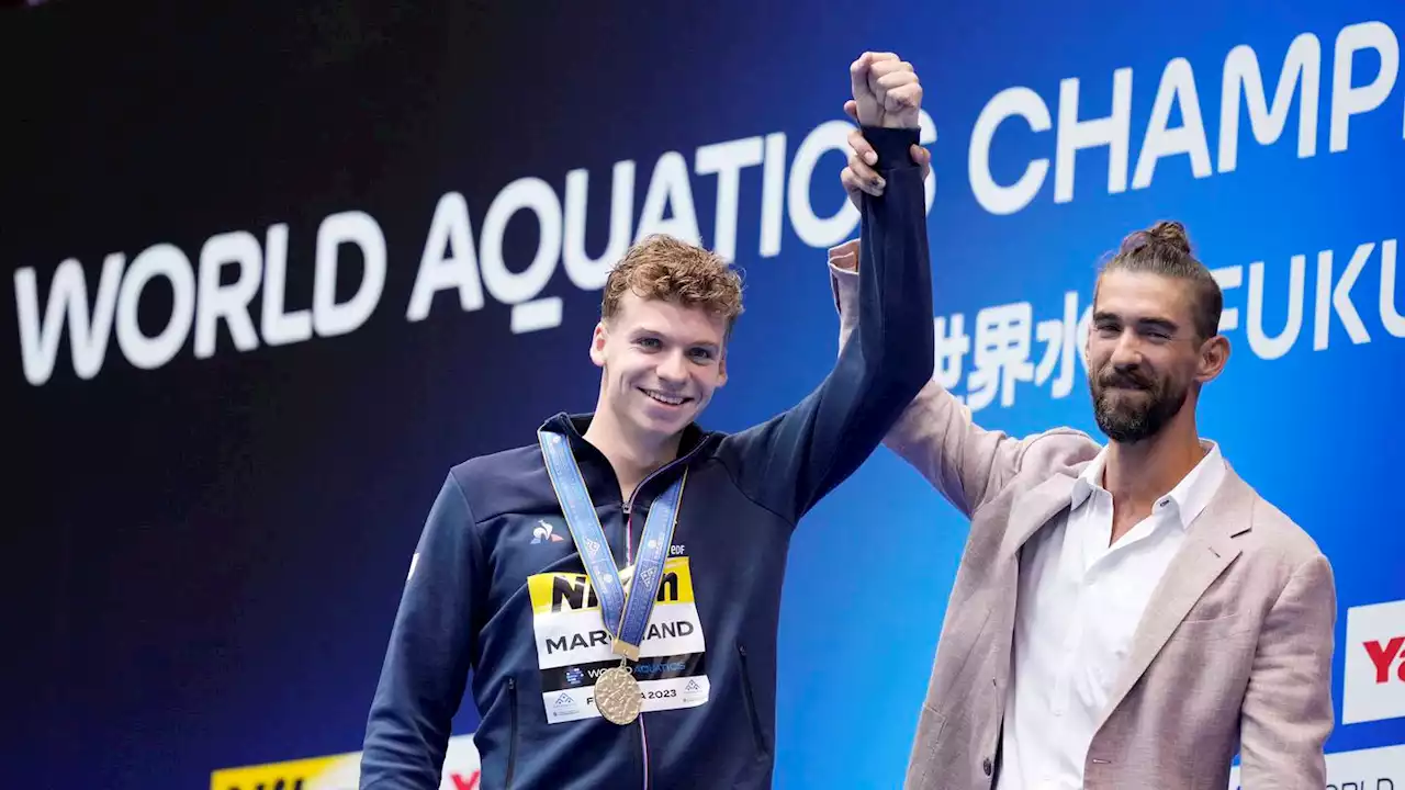 France's Leon Marchand beaks Michael Phelps' last individual world record in 400 IM