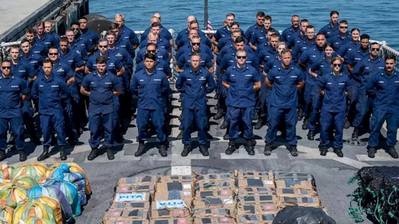 US Coast Guard offloads over $158 million in cocaine and marijuana in San Diego