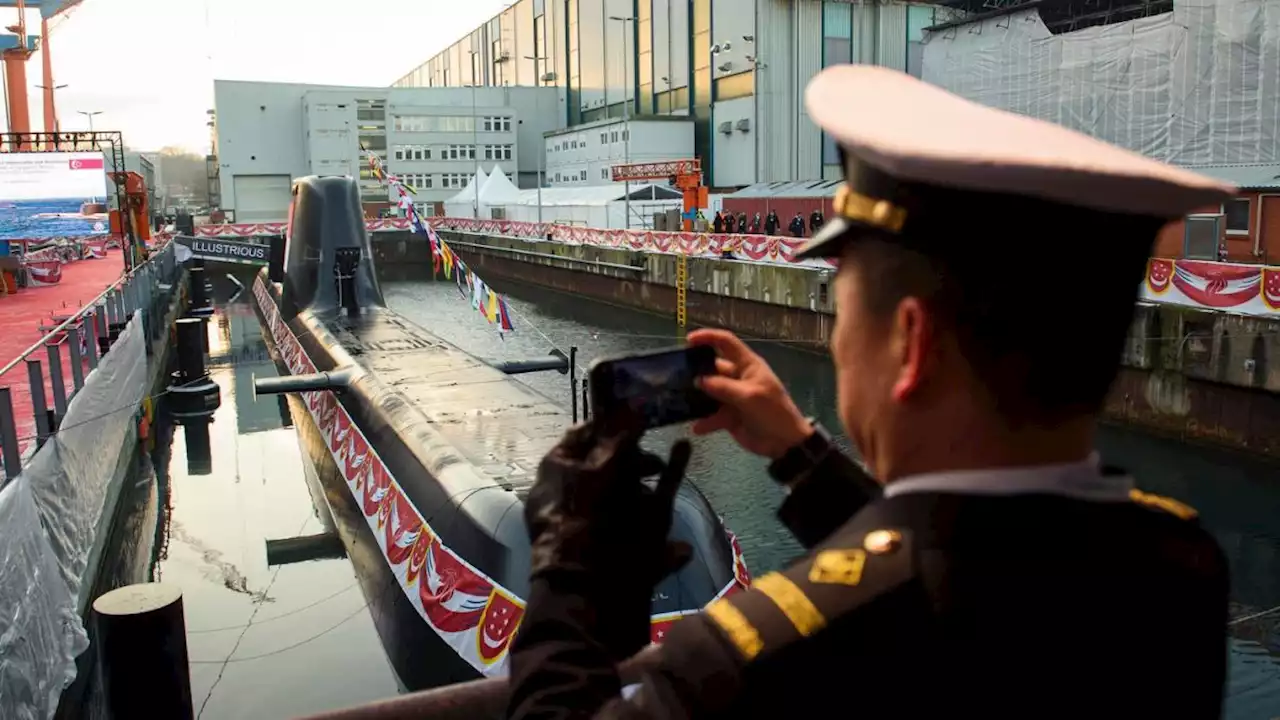 Singapore’s Navy receives first of four new German-built submarines