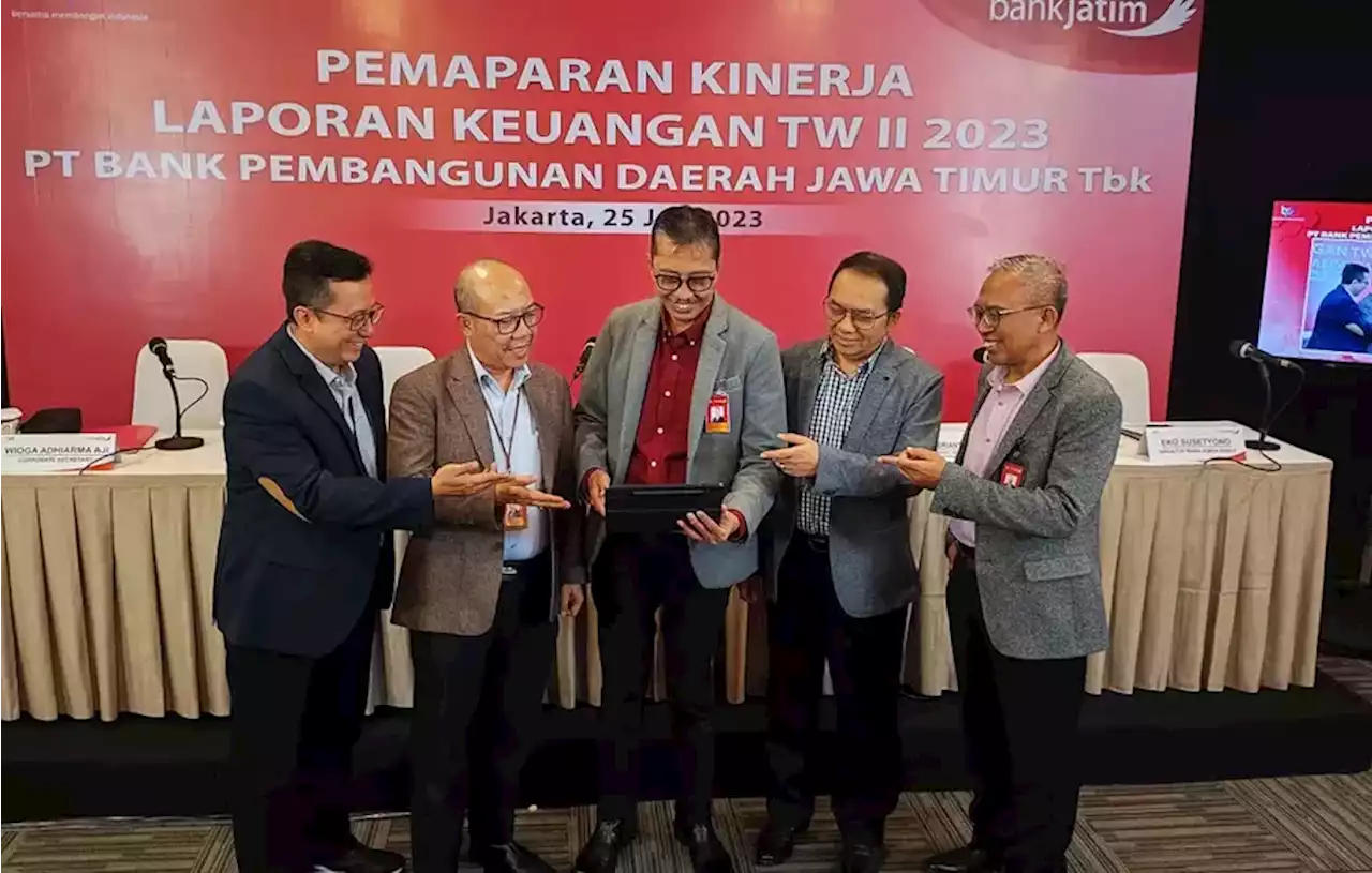 Penyaluran Kredit Bank Jatim Tumbuh 13,02 Persen pada Semester I 2023