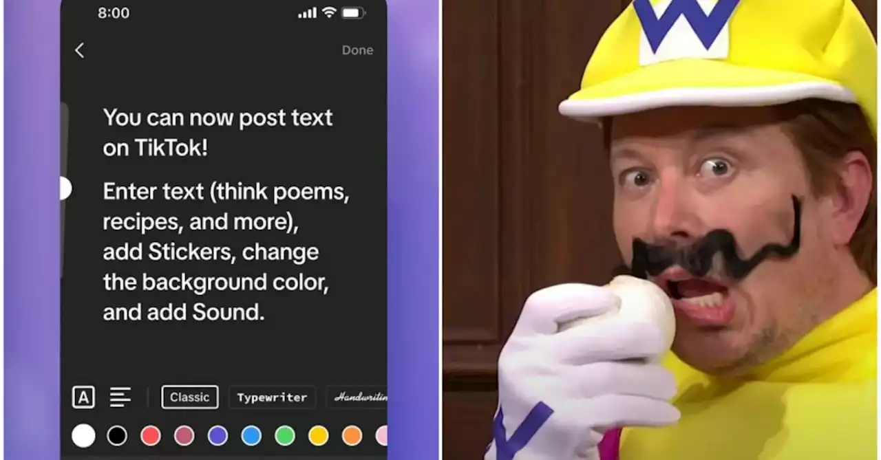 TikTok Adds Text Posts, Doesn't Change Name (Elon Musk, Take Note)