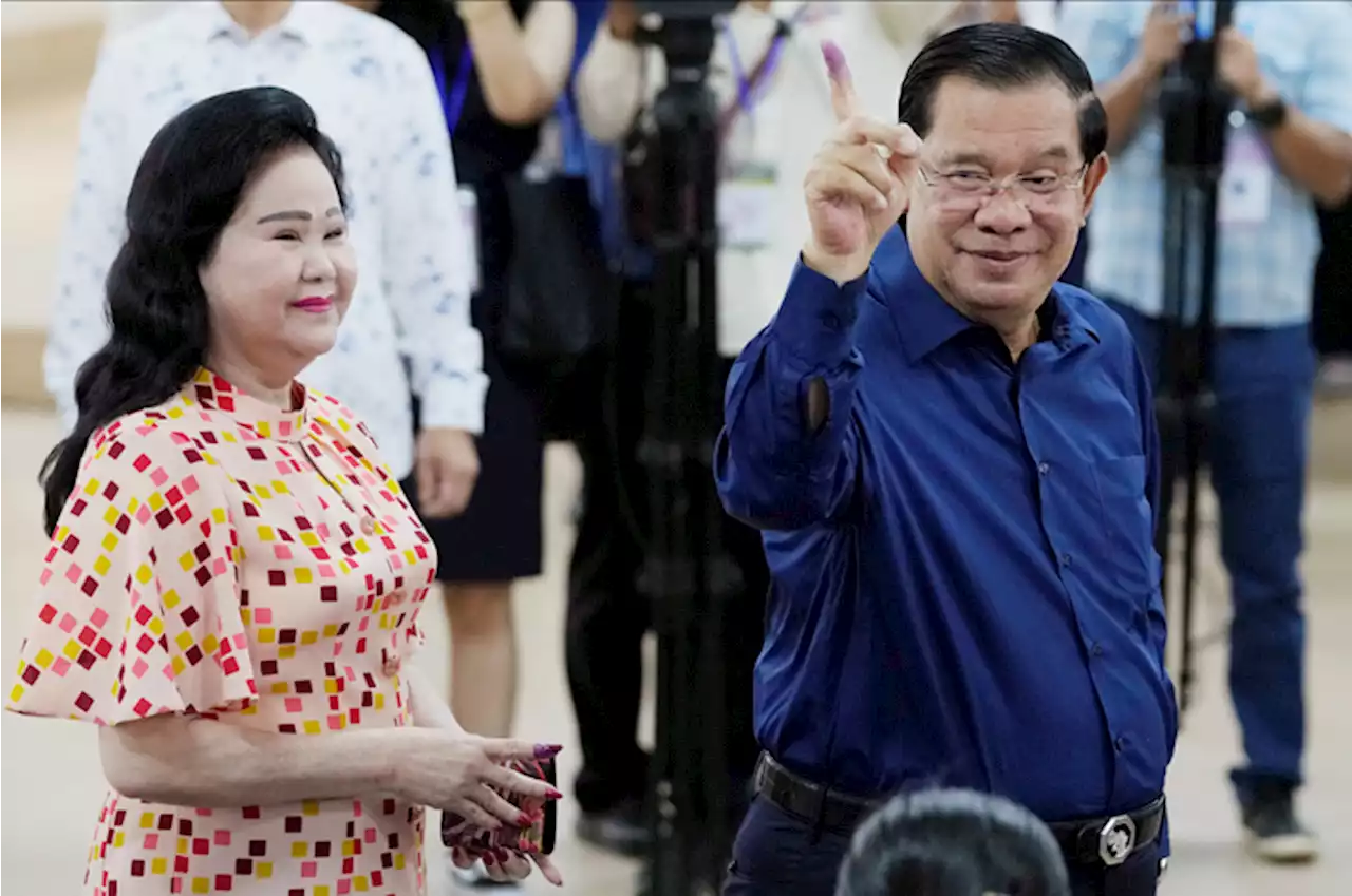 Hun Sen’s ruling party claims landslide win in election after opposition was suppressed | Sopheng Cheang & David Rising / The Associated Press