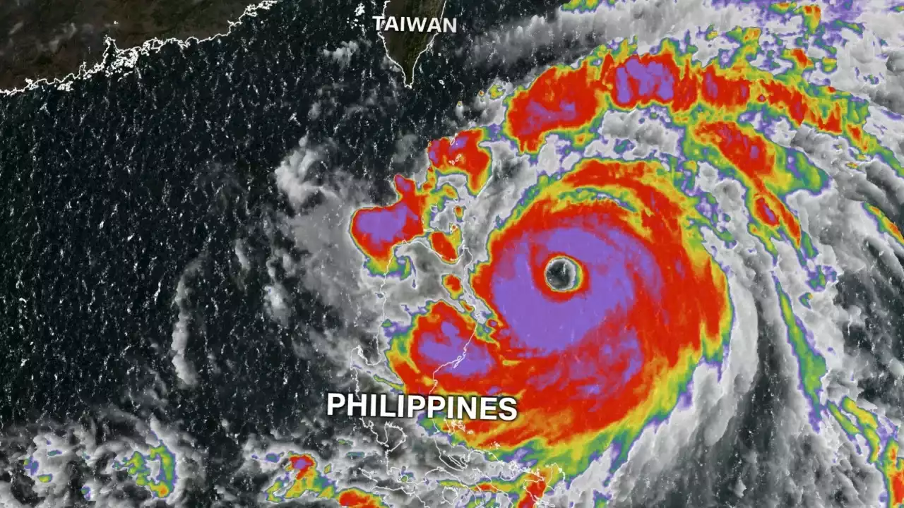 Tempestade no Pacífico vira supertufão e vai em direção às Filipinas