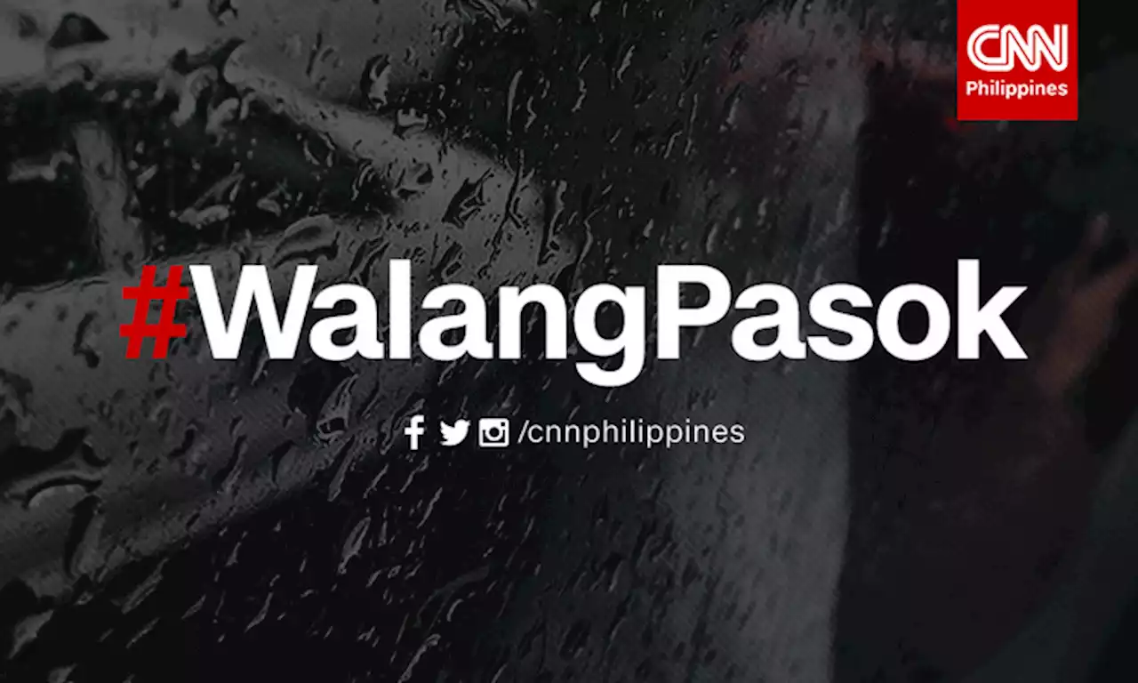 #WalangPasok: Class, work suspensions on July 25 due to 'Egay'