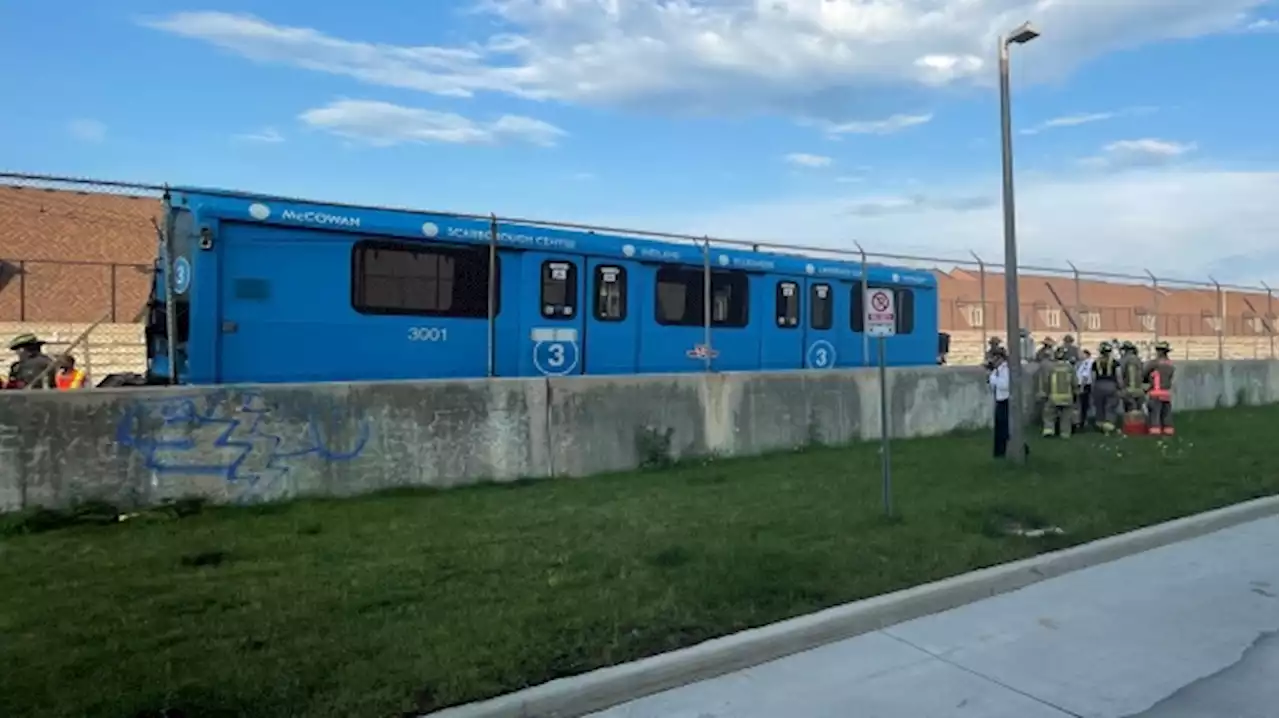 Buses running in place of Scarborough RT after derailment