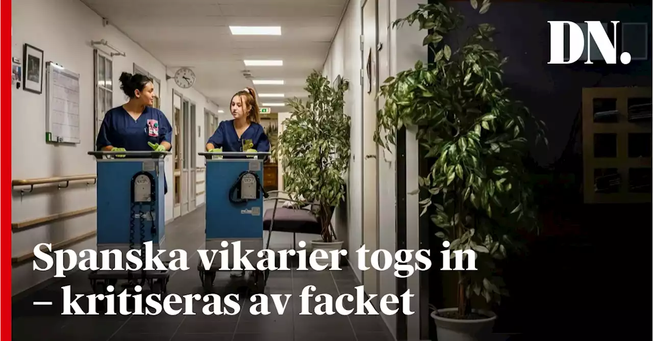 Spanska vårdvikarier i Boden – kritiseras av facket