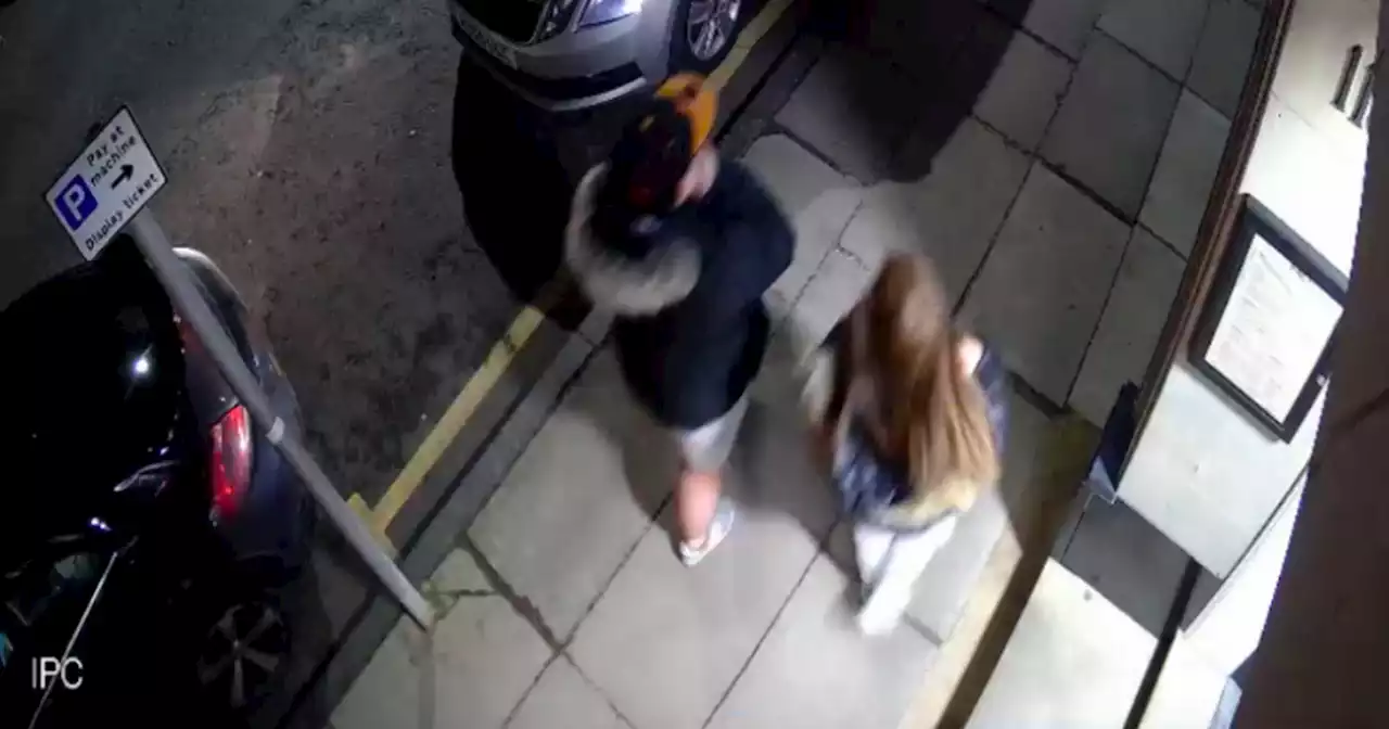 CCTV shows Amber Gibson's final moments as she walked with killer brother