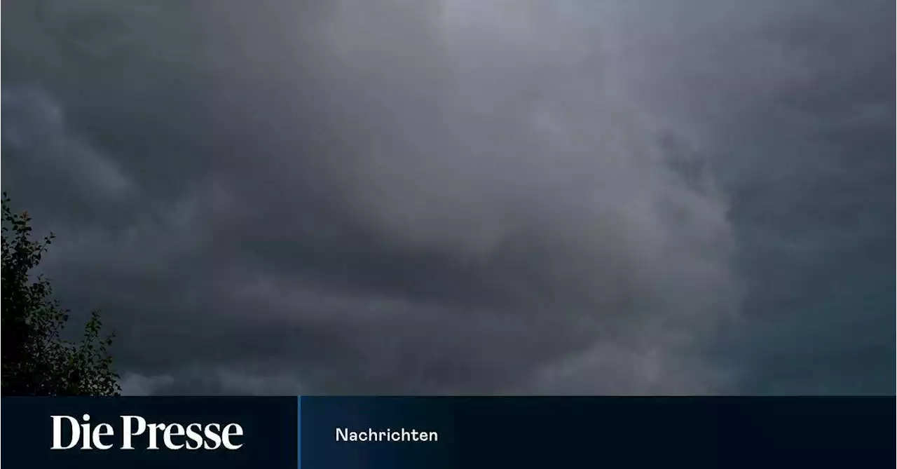 Schwere Gewitter in Österreich im Anmarsch