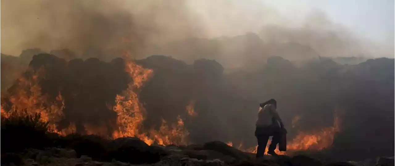 Grecia espera nuevo pico de calor y lucha contra los incendios