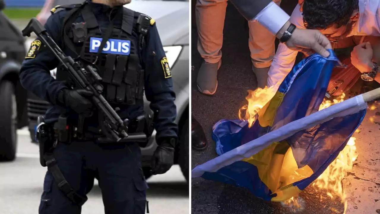 Säpo kan höja terrornivån efter koranbränningarna