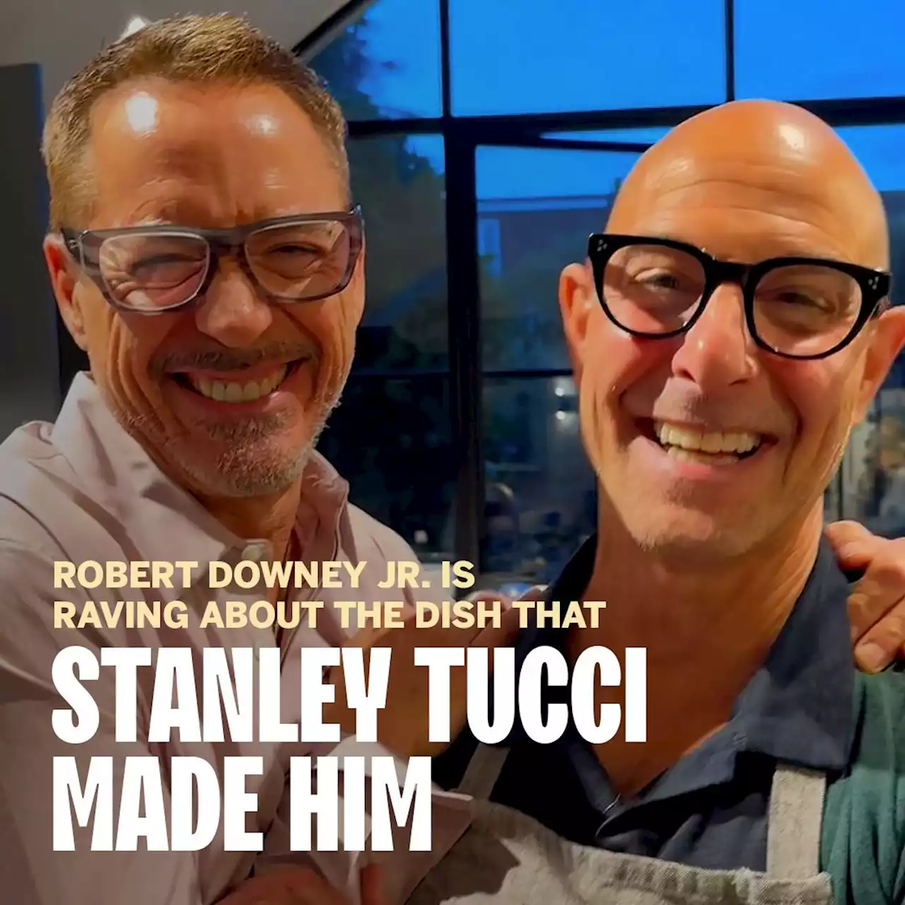 Robert Downey Jr. Is Raving About the Dish That Stanley Tucci Just Made Him