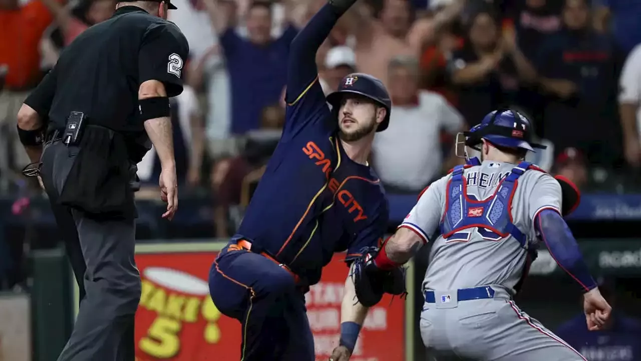 McCormick has 6 RBIs, Díaz hits RBI single in the ninth to give Astros 10-9  win over Rangers - ABC News