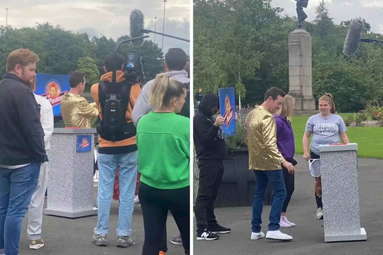 Filming of popular ITV show spotted in Glasgow park