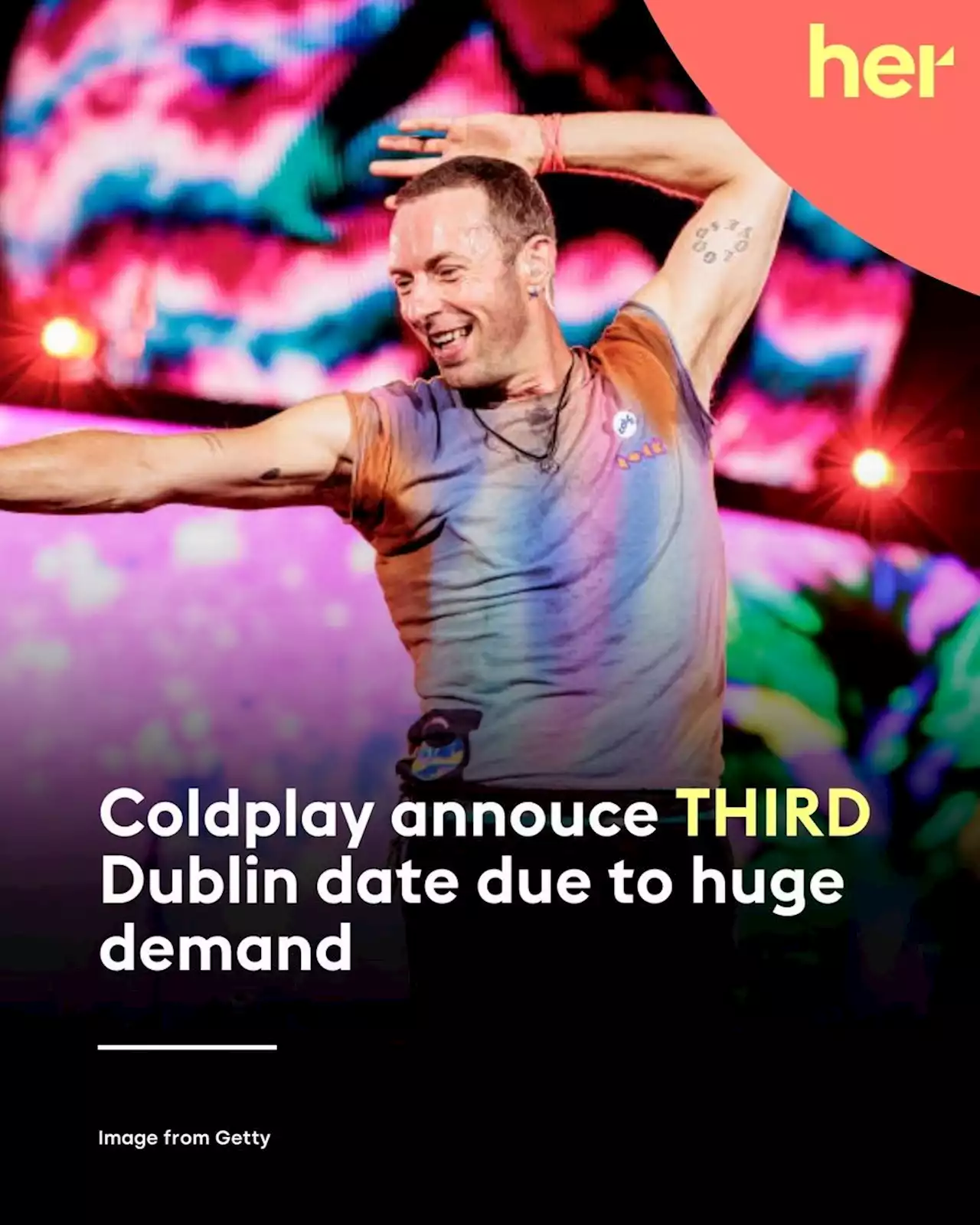 Coldplay announce another gig in Ireland due to huge demand | Her.ie