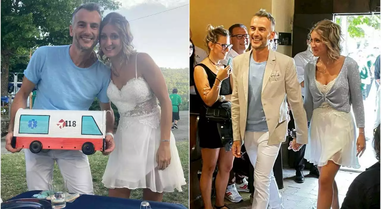 Matrimonio tra una dottoressa e un infermiere, invitato colpito da infarto: gli sposi lo salvano con il massaggio cardiaco