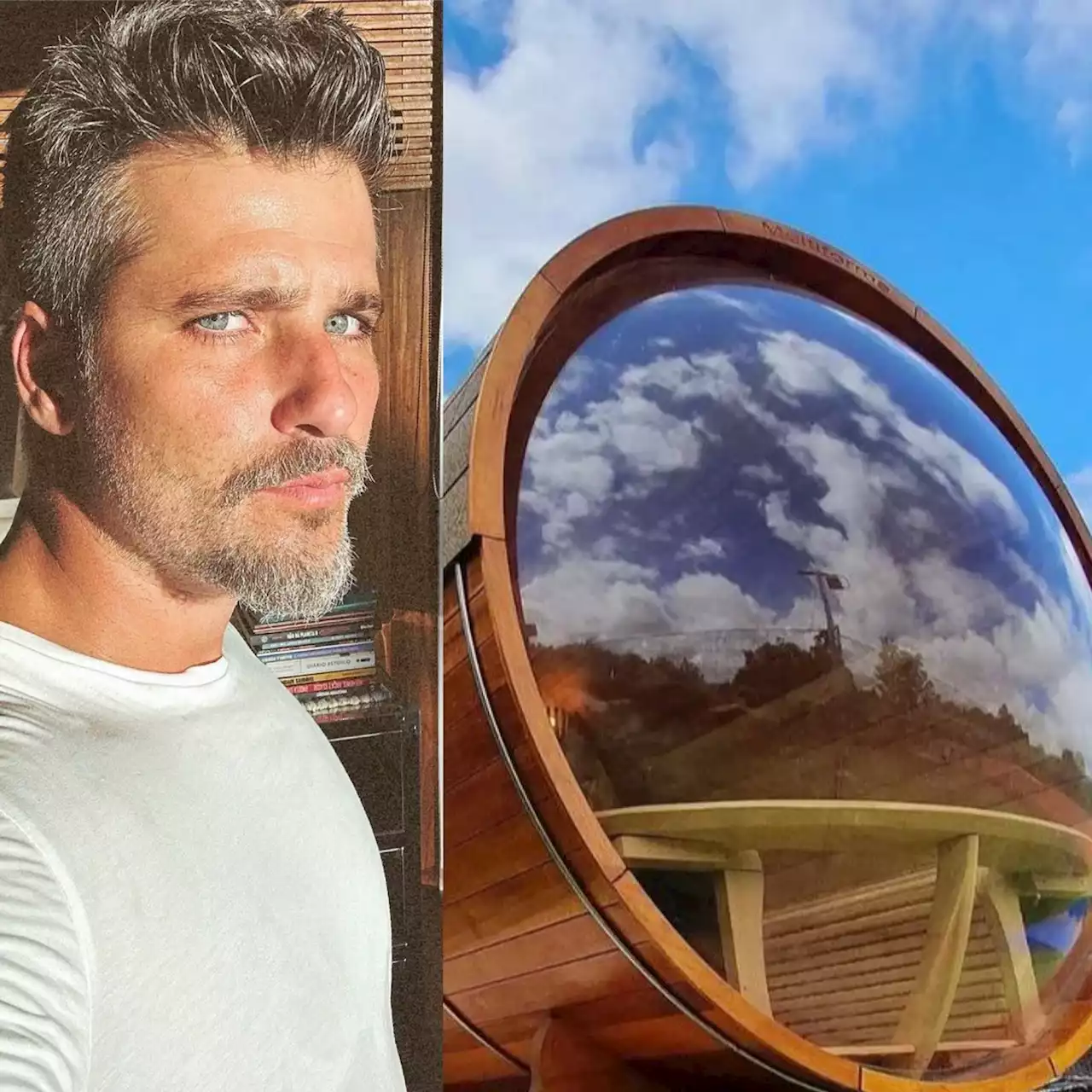 Bruno Gagliasso mostra sauna de madeira maciça que instalará em seu rancho