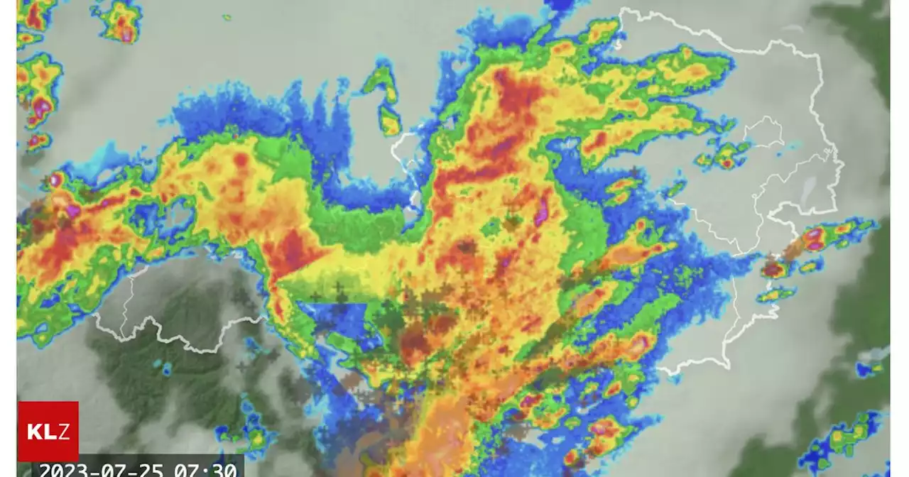 Extreme Gewitter im Süden: Noch keine Entwarnung für die Steiermark und Kärnten