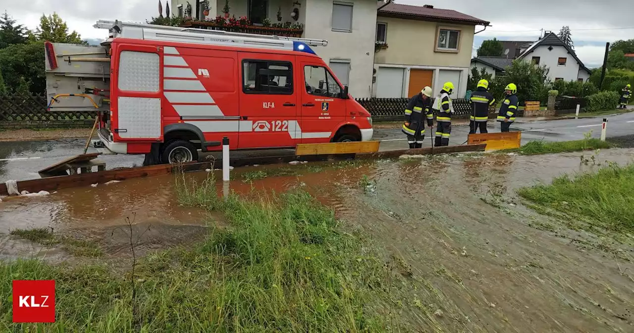 Sturm und Gewitter: Unwetter brachte Starkregen und Straßenüberflutungen