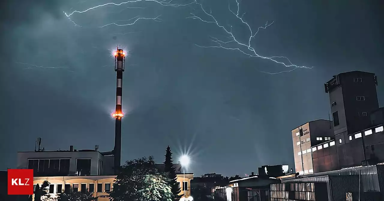 Sturm und Gewitter: Zweites Unwetter mit Hagel und Starkregen erfasst Kärnten