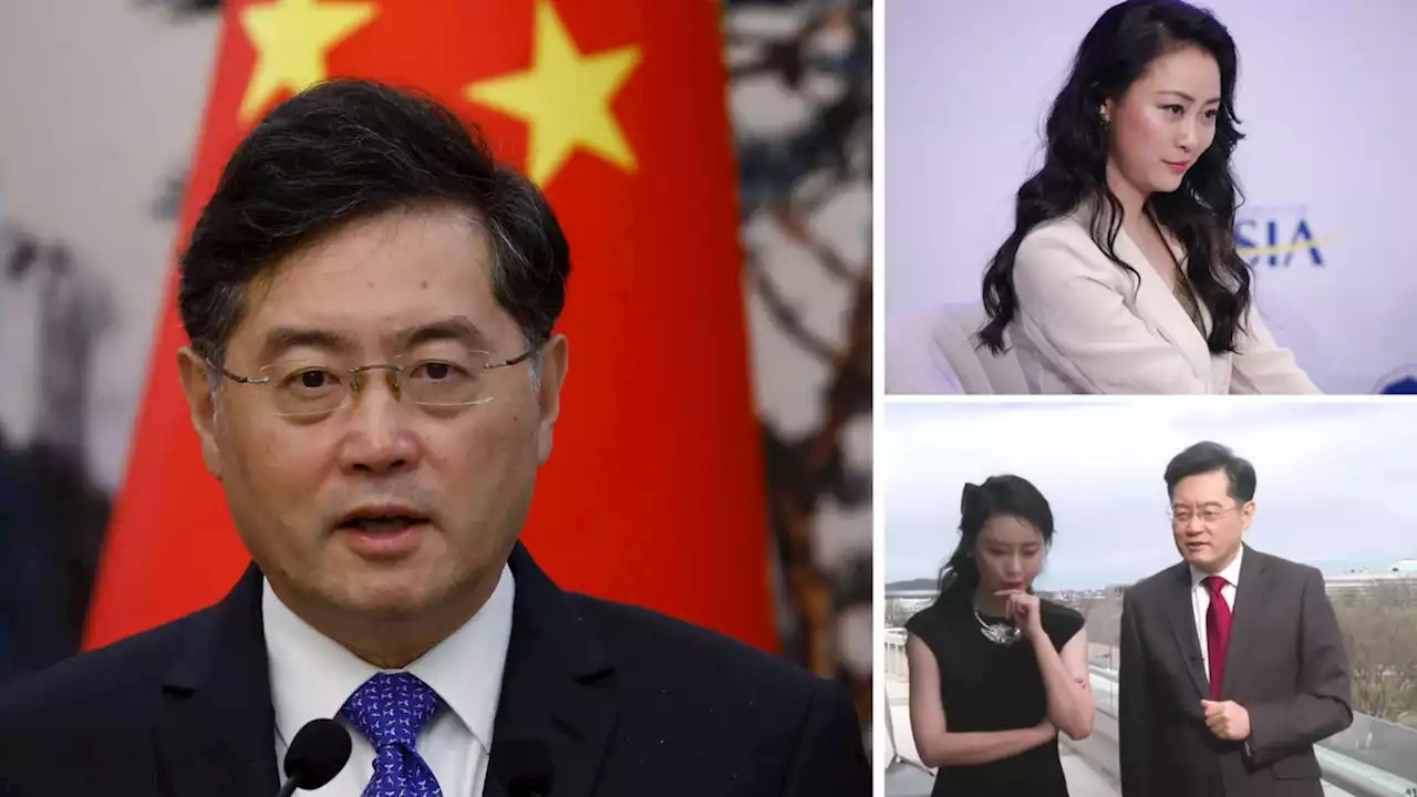 Chinese foreign minister officially removed from office a month after vanishing amid rumours of ‘affair’ with TV presenter