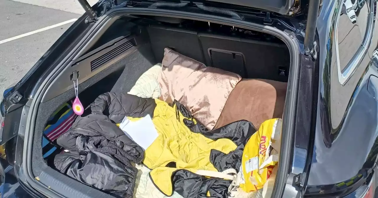 Car pulled over on the M6 with two children in the boot