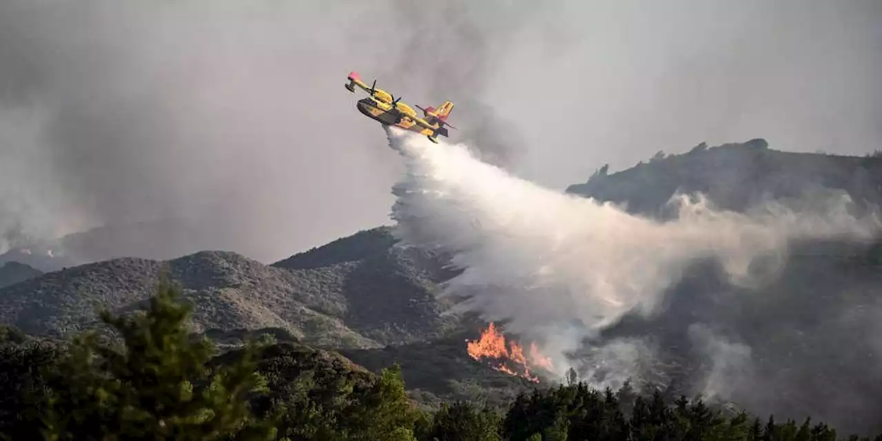 Incendies : en Grèce, un bombardier d’eau luttant contre le feu s’est écrasé