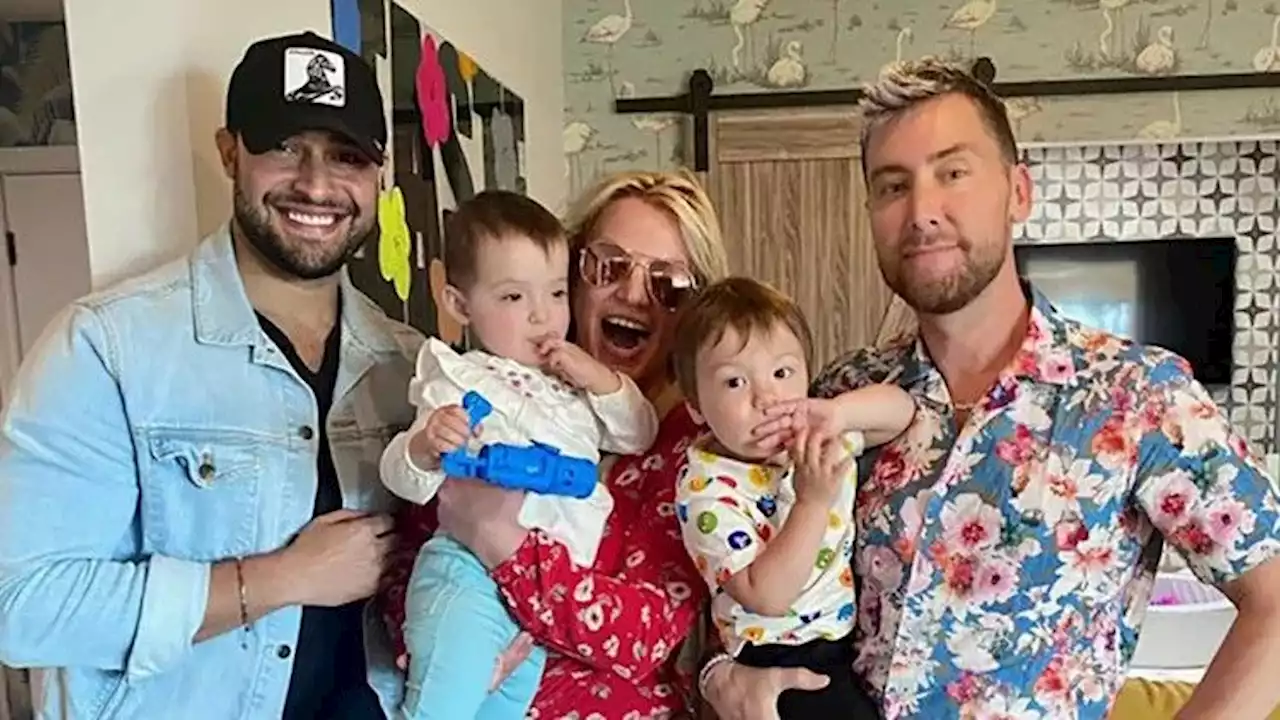 Britney Spears Meets Lance Bass’ Twins and Declares Herself “A New Auntie”