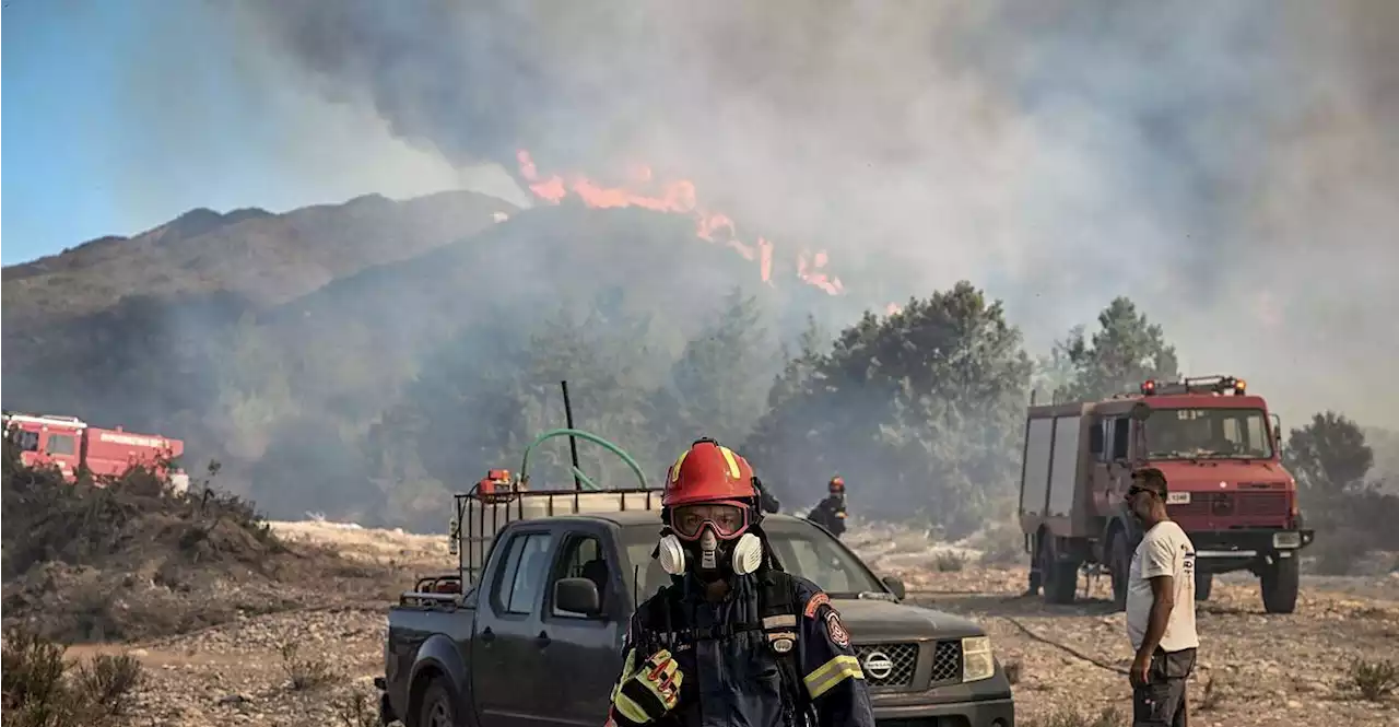 Ende der Hitze in Griechenland naht, Feuer lodern weiter