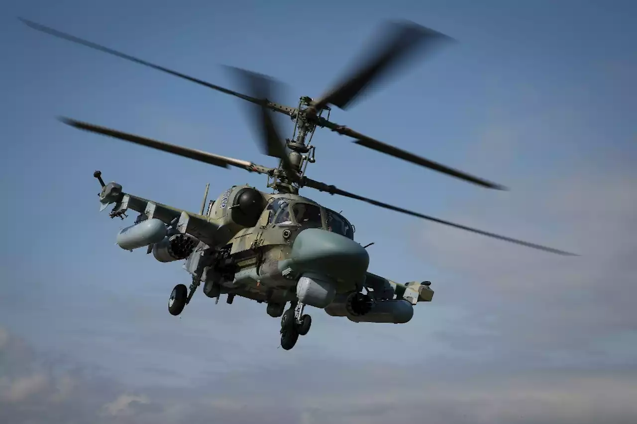 Russian Ka-52 attack helicopter shot down by Ukrainian marines: Kyiv