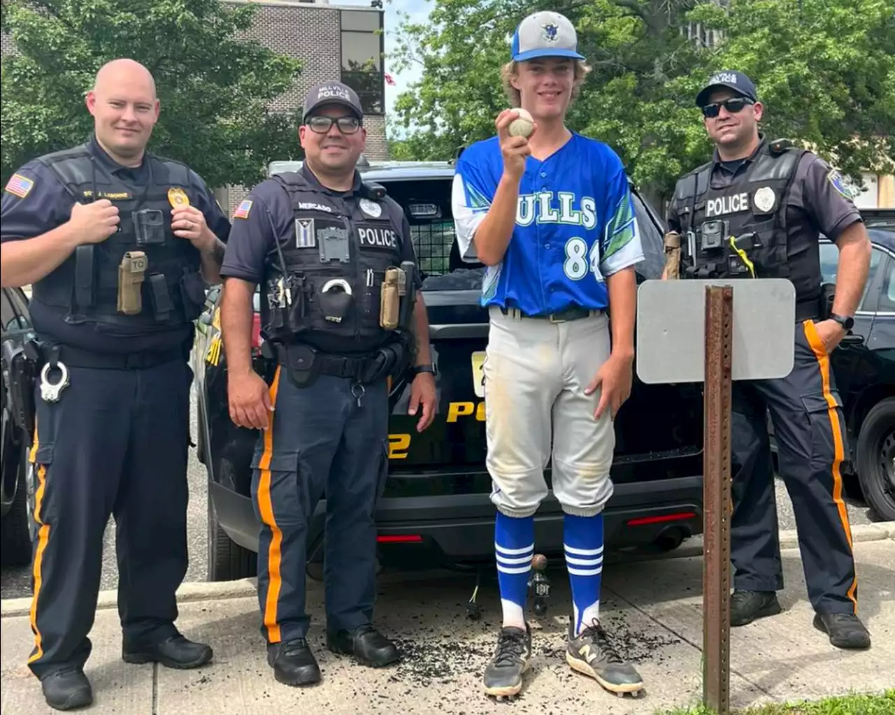 N.J. teen slugger blasts 330-foot grand slam homer through police SUV windshield