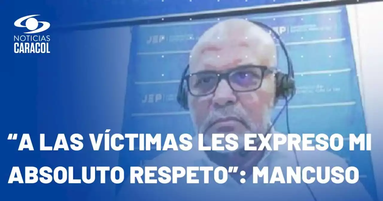 Mancuso tras ser nombrado gestor de paz: “Es una responsabilidad para prevenir futuras víctimas”