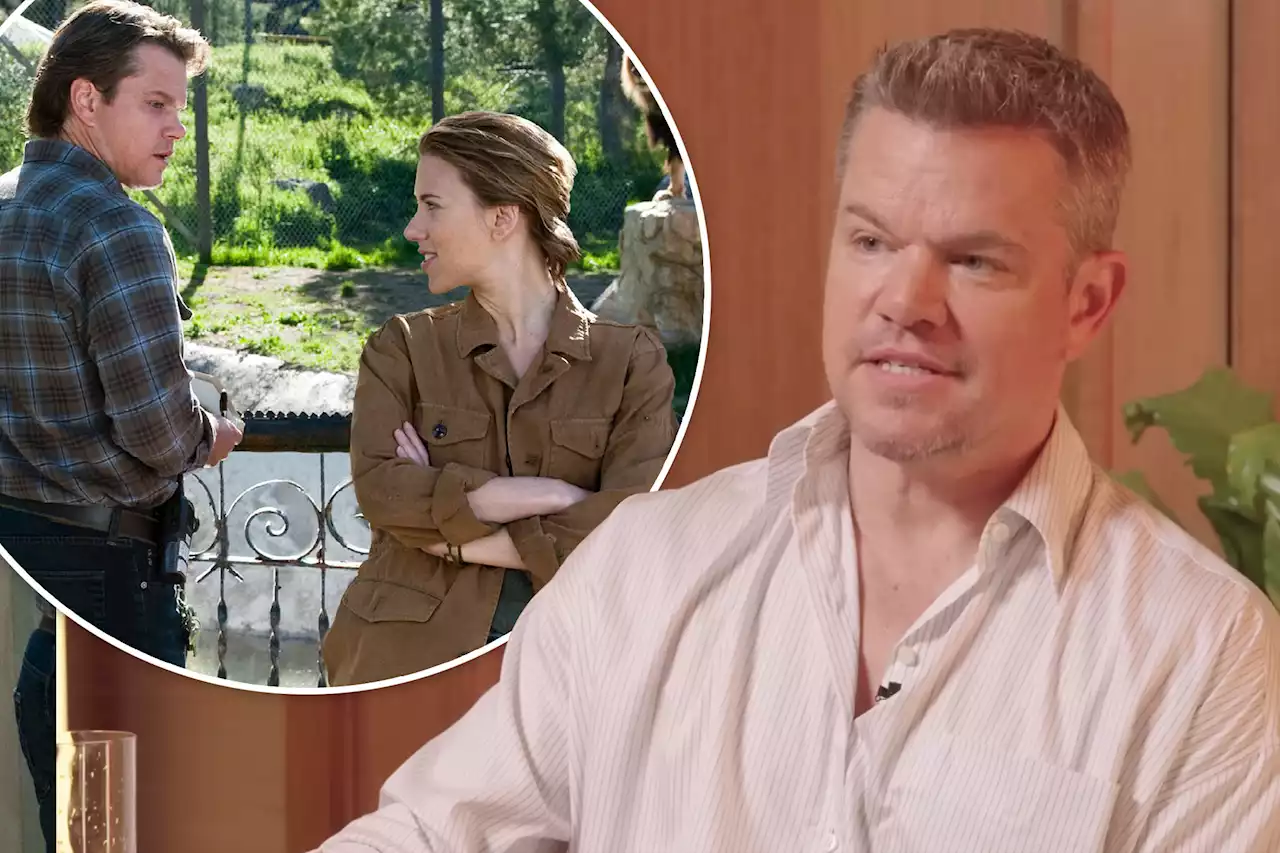 Matt Damon says ‘it was hell’ kissing Scarlett Johansson