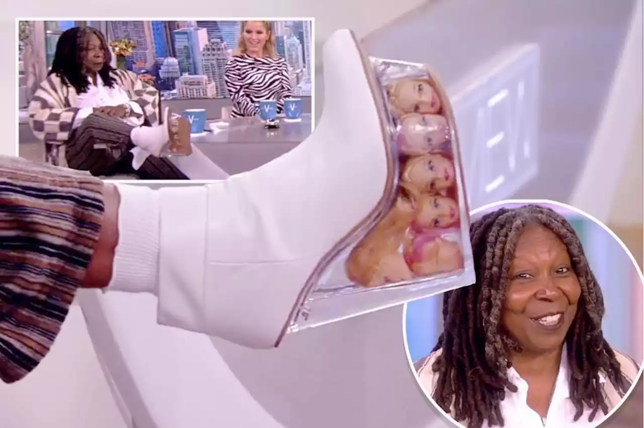 Whoopi Goldberg flaunts decapitated Barbie platform shoes on ‘The View’