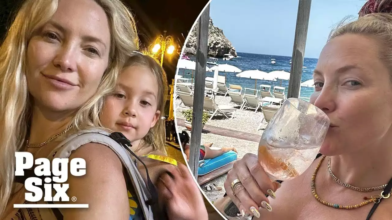 Inside Kate Hudson’s Sicilian vacation with her 3 kids: ‘My favorite humans’