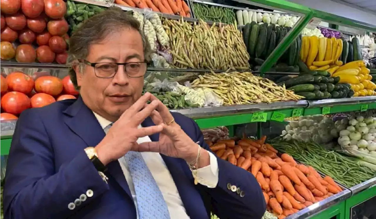 Gustavo Petro no cabe de la dicha y hace anuncio sobre precio de los alimentos - Pulzo