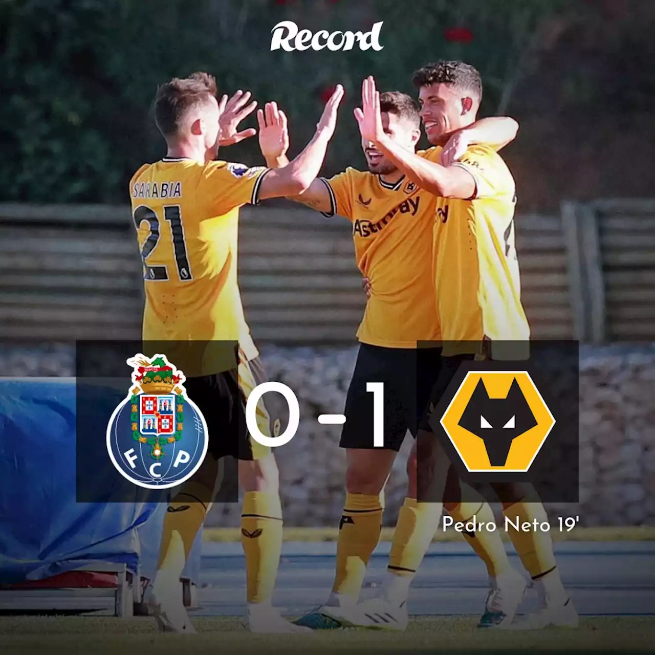 Golo de Pedro Neto dita derrota do FC Porto frente ao Wolverhampton