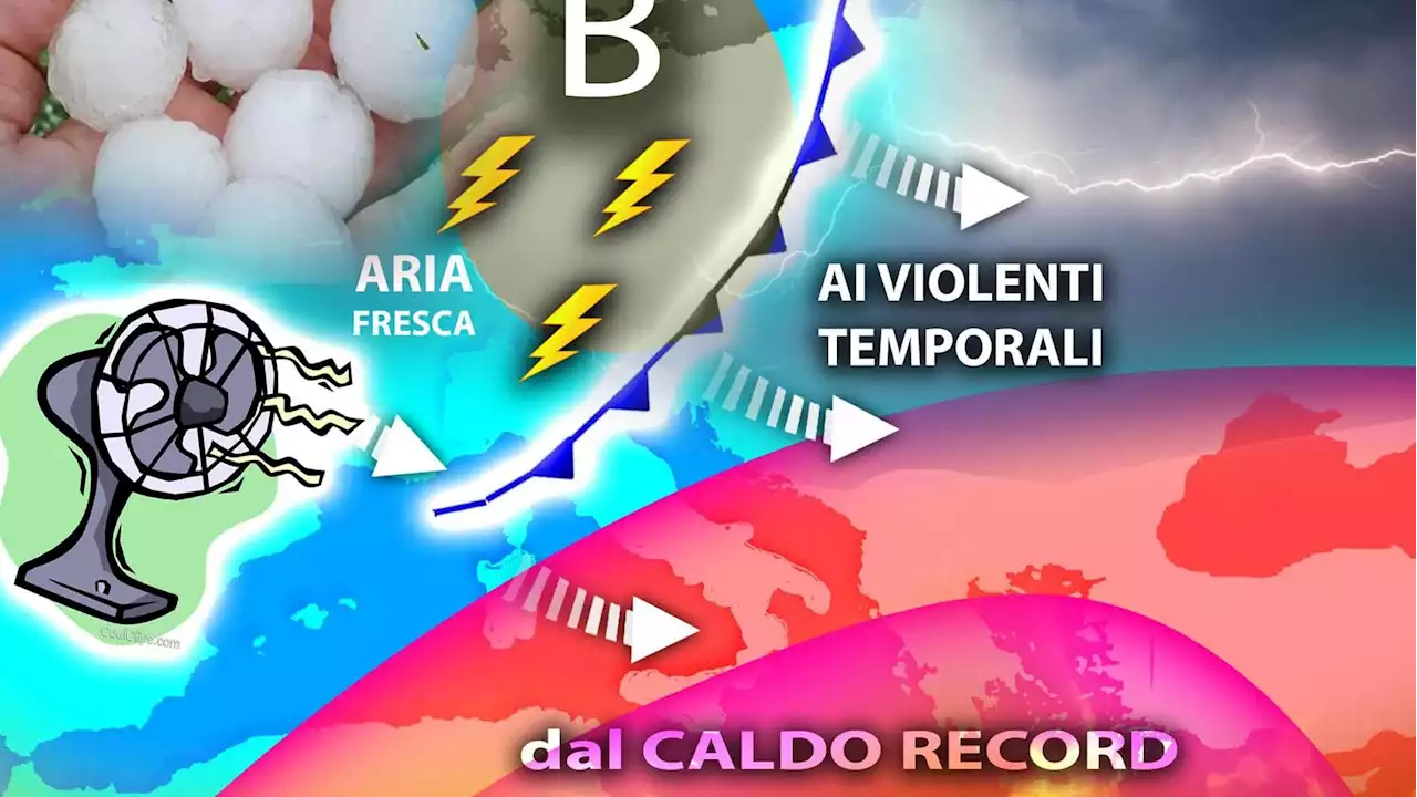 Previsioni meteo, dal caldo record ai temporali violenti: l’anticiclone Caronte ha le ore contate