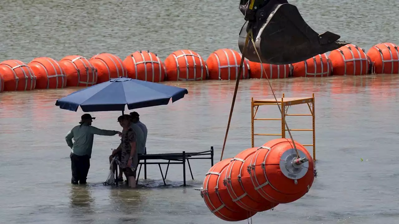 DOJ sues Texas, Gov. Greg Abbott over Rio Grande buoy barrier