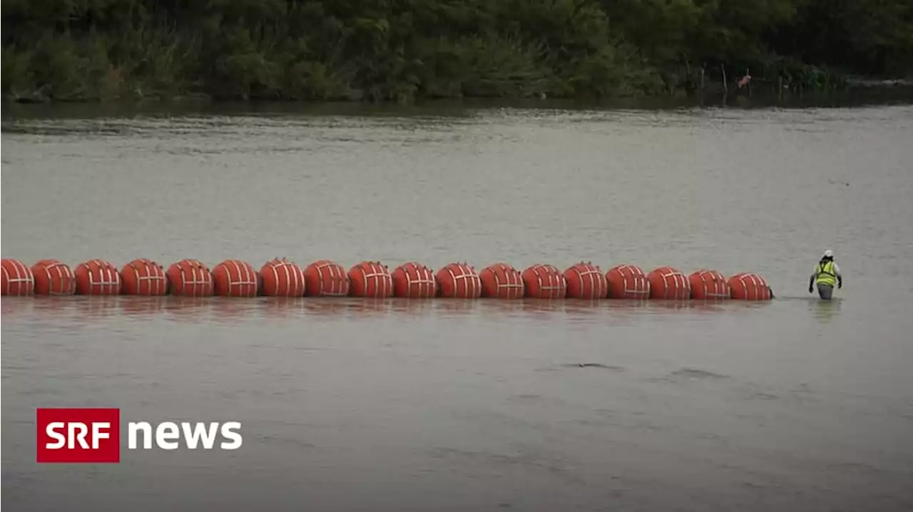 Grenze USA-Mexiko - Schwimmende Barriere: US-Regierung verklagt Texas