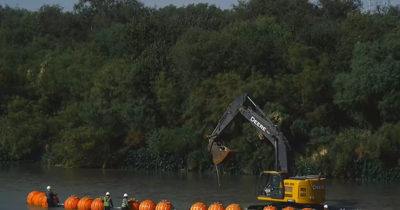 U.S. sues Texas after Gov. Greg Abbott declines to remove floating border barrier