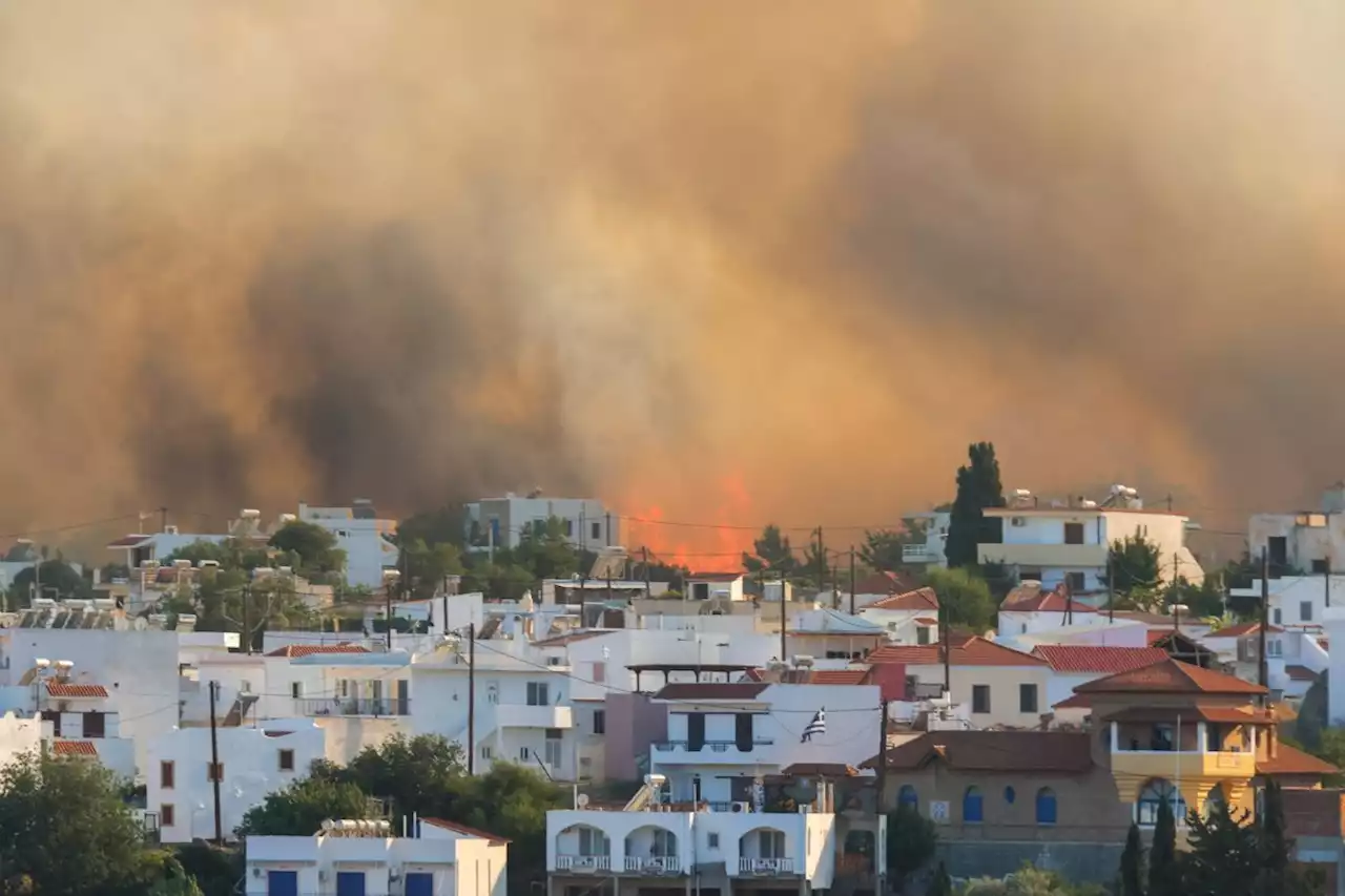 Greek wildfires are climate 'wake up call' minister says - as Government reviews net-zero goals