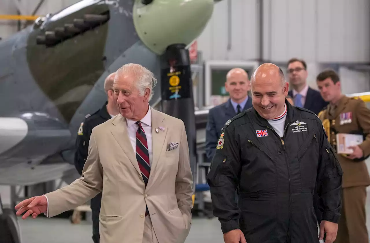 In Pictures: King Charles' visit to the Battle of Britain Memorial Flight