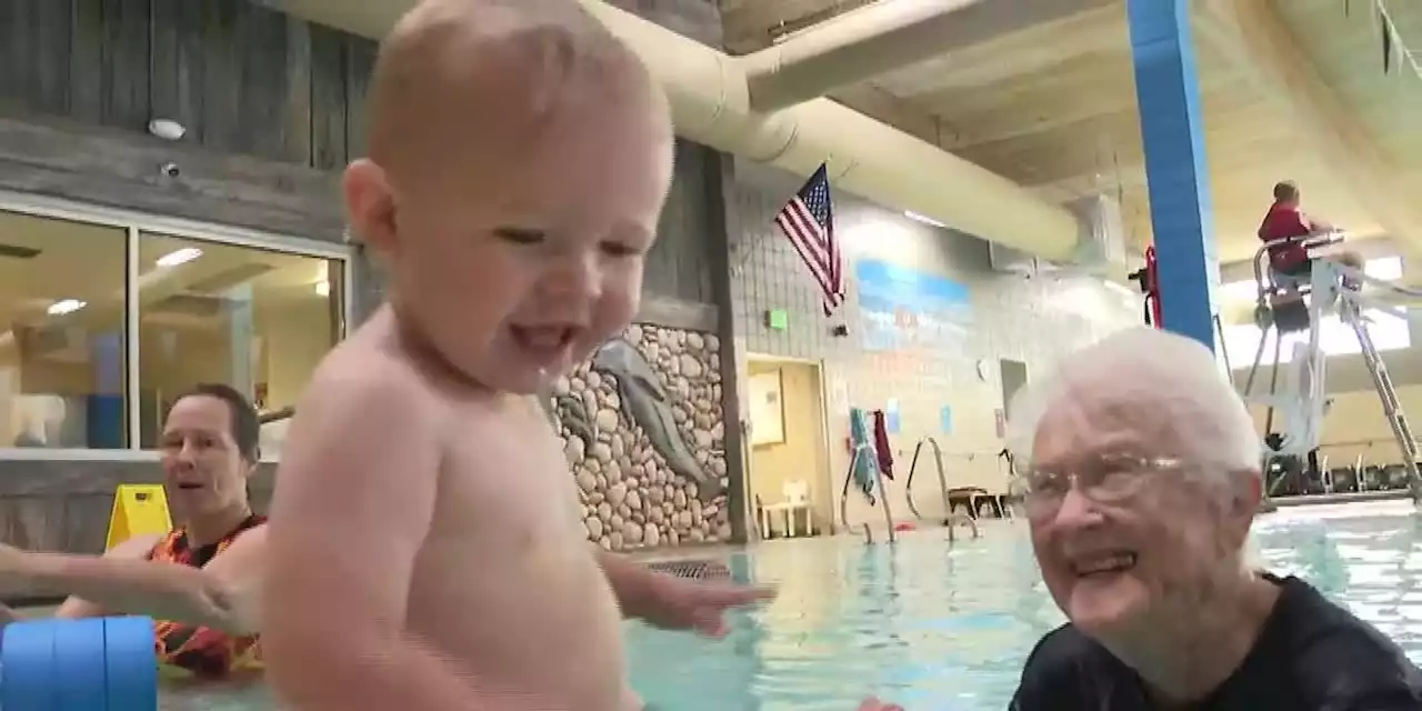 102-year-old has been teaching swim lessons for more than half a century